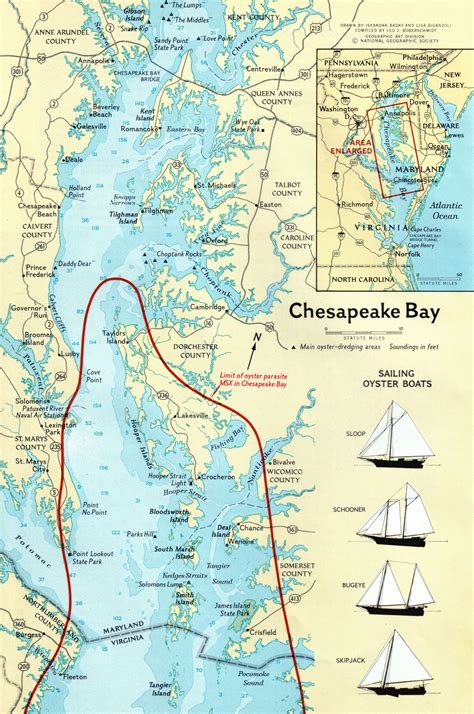 MAP of Chesapeake Bay